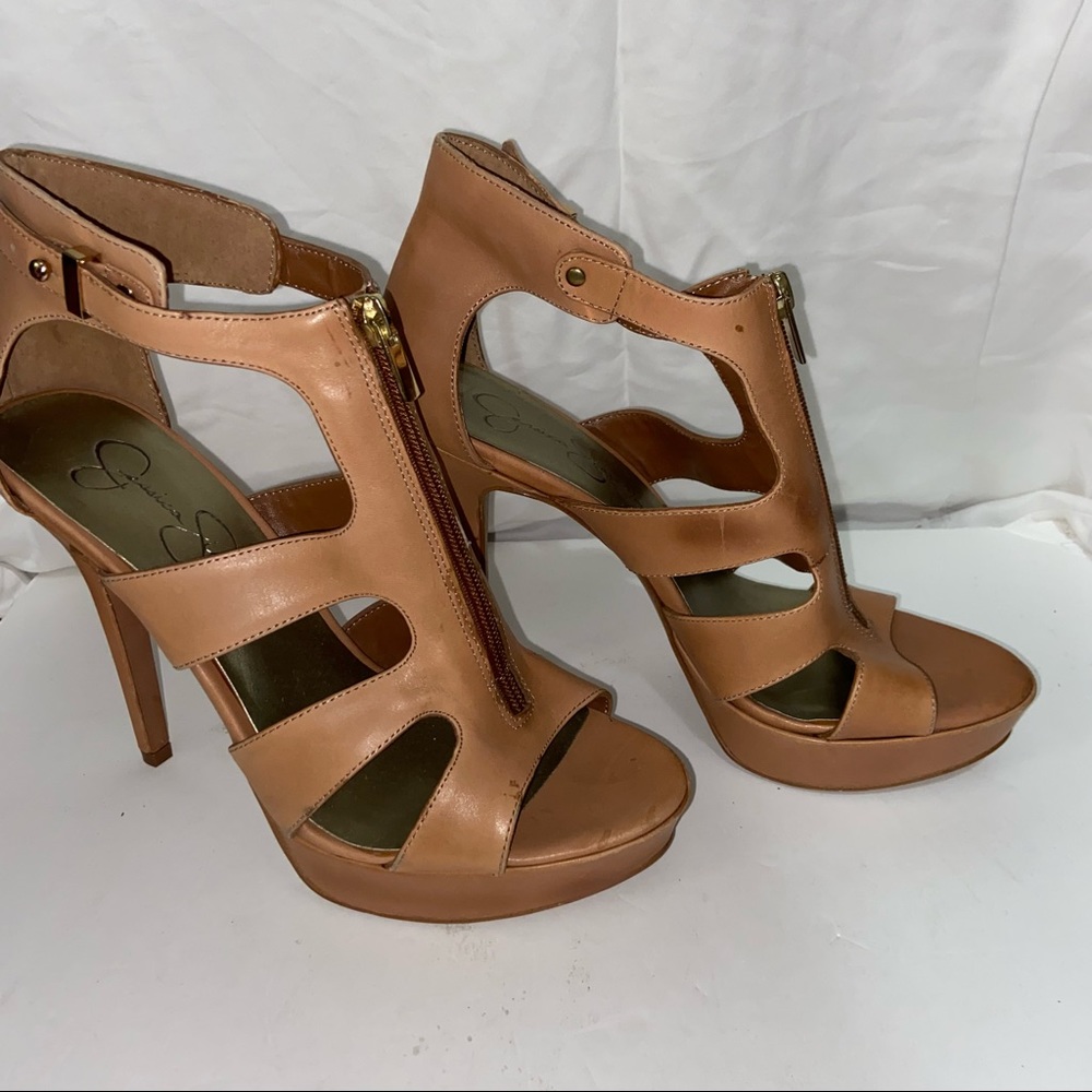 Jessica Simpson heels. They are in the same condition as when bought.